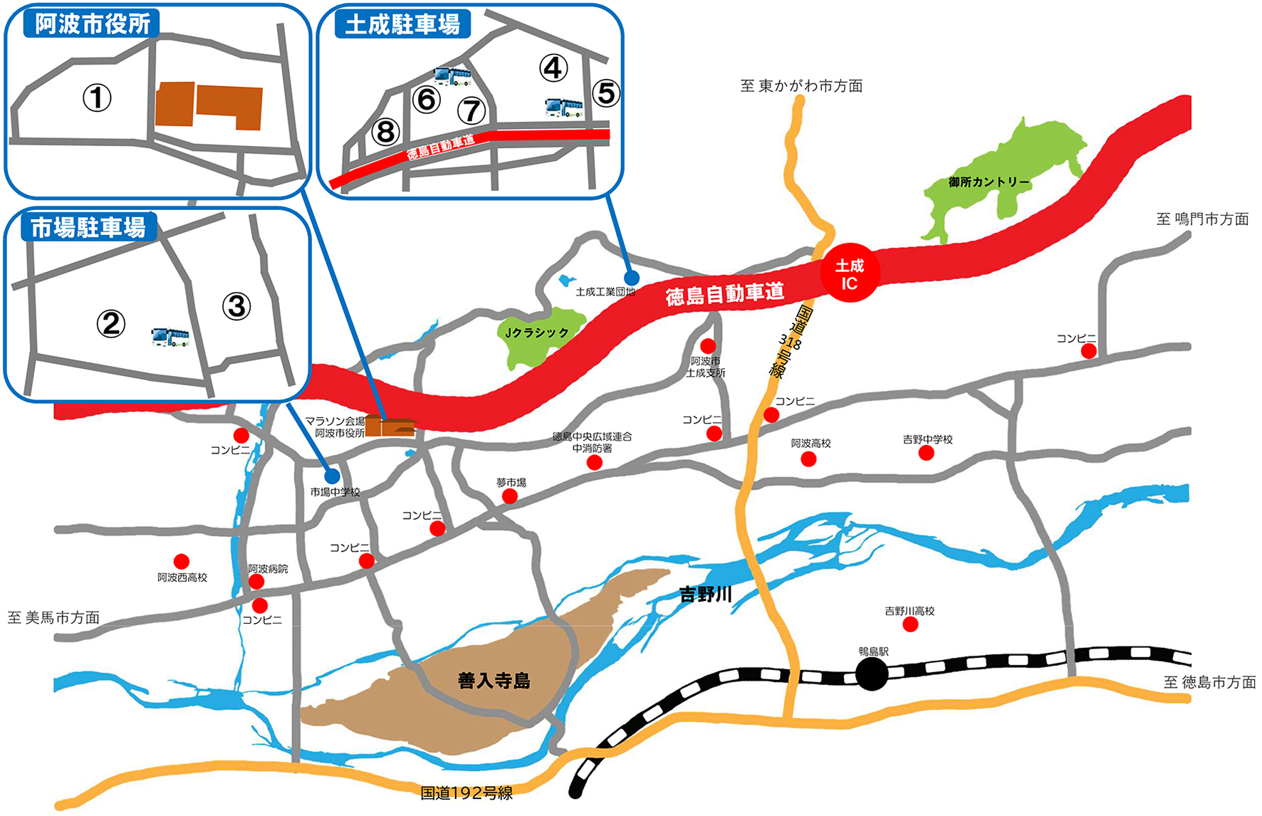アクセスマップ（2024年2月時点）